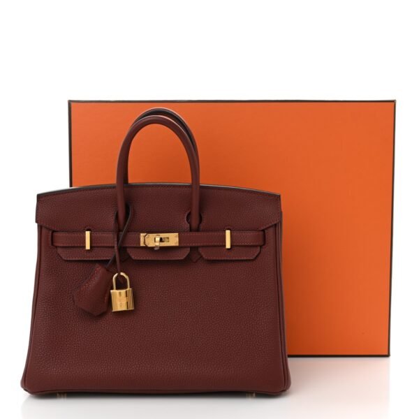 Birkin 30 Rouge H in Togo Leather with Gold Hardware