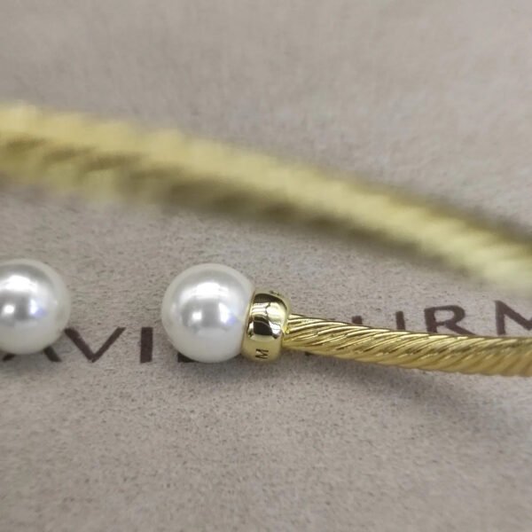 F96C5583-1C0C-FC66-FE38-52BE9E3692EB.jpg Solari Cablespira® Bracelet 18K Yellow Gold with Pearls and Diamonds, 3mm
