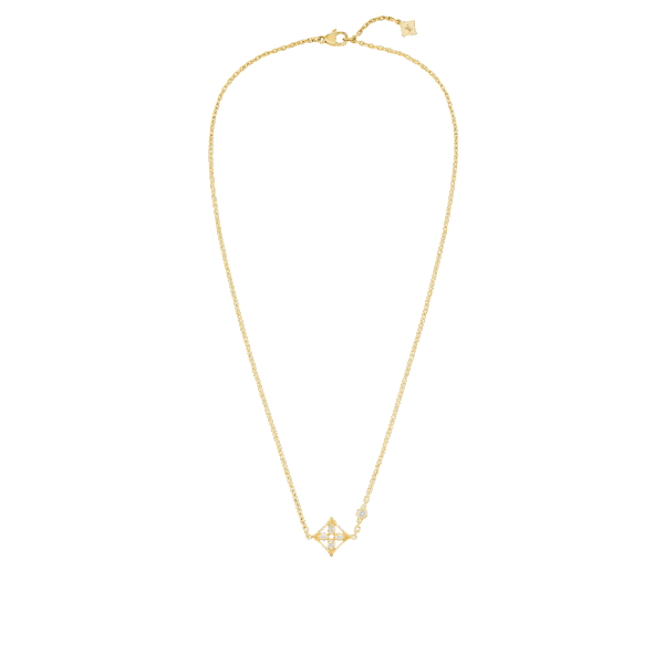 FC36D263-705B-1F86-F6B8-95EB08477025.png Idylle Blossom Pendant, Yellow Gold And Diamonds