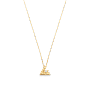 FC851EF4-D439-E75F-F675-BB908A9CFBD7.png Volt One Small Pendant, Yellow Gold And Diamond