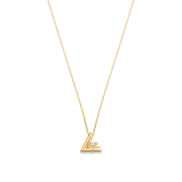 FC851EF4-D439-E75F-F675-BB908A9CFBD7.png Volt One Small Pendant, Yellow Gold And Diamond