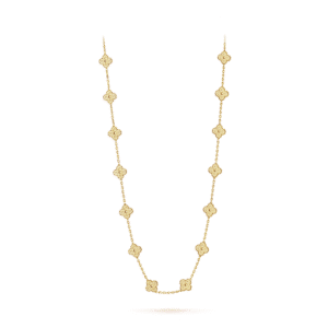Vintage Alhambra long necklace, 20 motifs