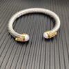 FE64E973-426A-D00E-DCEC-6AF48BBDD8F9.jpg 7mm Cable Bracelet with Pearls & Diamond Accents ??Gold Cap