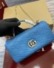 Gucci Milano Mini Puffy GG Embossed Leather
