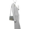 Grained Calfskin 30 Montaigne Flap Bag Grey
