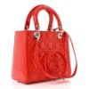 03b6be479f151266621d0dd7ae09a84e.jpg Patent Cannage Medium Lady Dior Red