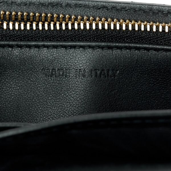 Lambskin Cannage Lady Dior Chain Pouch Black