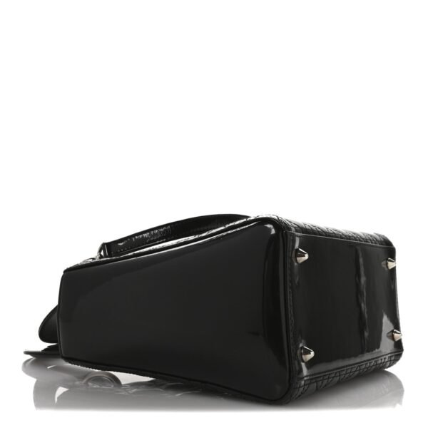 Patent Cannage Medium Lady Dior Black