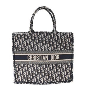 Oblique Large Book Tote Blue Multicolor