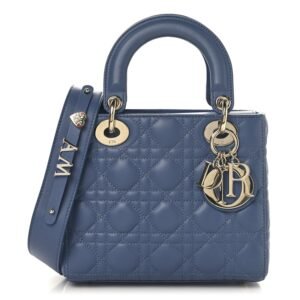 079a554dc5db29327c7142e28d55c996.jpg Lambskin Cannage Small My ABCDior Lady Dior Denim Blue