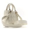 Lambskin Cannage Small My ABCDior Lady Dior White