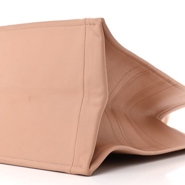 0d031b8d8e5c9252326ff2c817b53a9a.jpg Calfskin Embossed Large Book Tote Rose de Vents