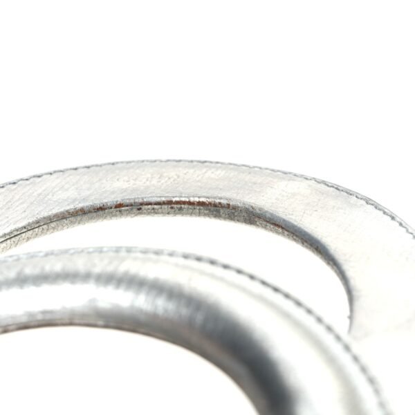 Metallic Grained Calfskin Cannage Small Lucky Badges My Lady Dior Silver