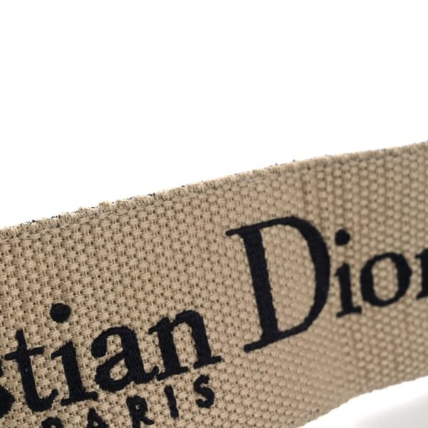 Canvas Embroidered Shoulder Strap Blue