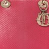Snakeskin Large Lady Dior Pink