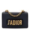 110b50c2730d643d2924e4286424ef39.jpg Calfskin Mini J'Adior Chain Flap Bag Navy Blue