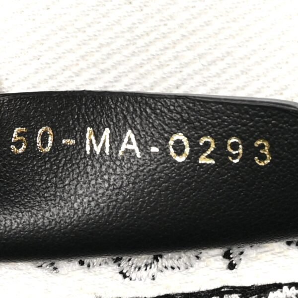 11361d099605cd44b24e15b555d8b81f.jpg Canvas Butterfly Bandana Embroidered Medium Book Tote Black White