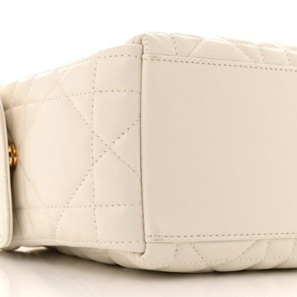 Lambskin Macrocannage Medium D-Dream Bag Latte