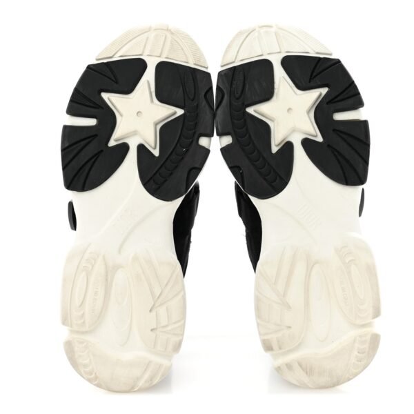 Technical Fabric Nylon Camouflage Womens D-Wander Sneakers 41 Black