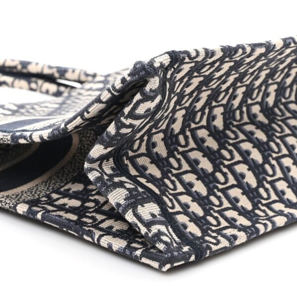 Oblique Large Book Tote Blue Multicolor