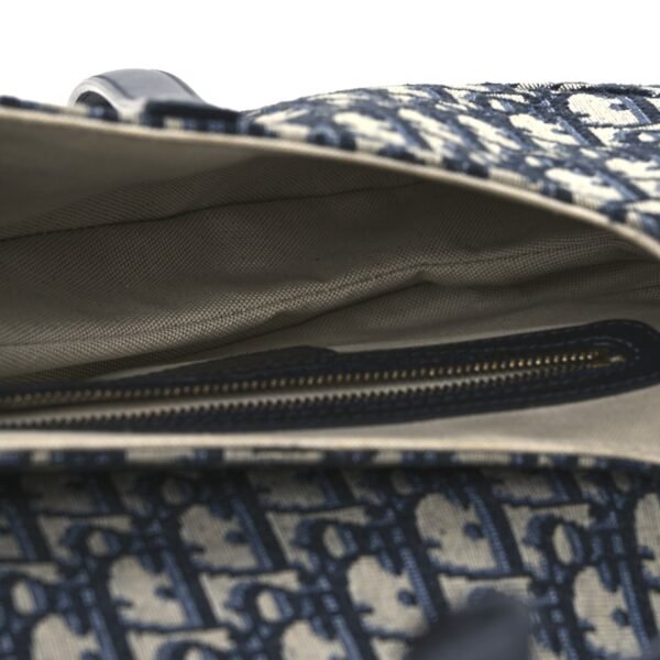 Oblique Saddle Bag Blue