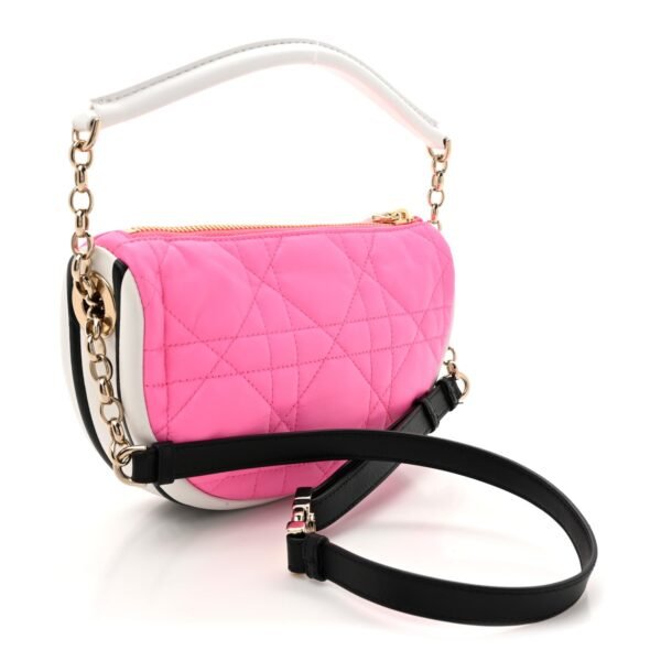 18a7e3484934b8dad3f35ae2e49ff961.jpg Lambskin Cannage Small Dior Vibe Hobo Bag Pink
