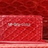 Snakeskin Medium Lady Dior Red