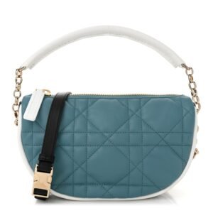 1b897d740430f98bb6500a32b248e543.jpg Lambskin Cannage Small Dior Vibe Hobo Bag Cloud Blue