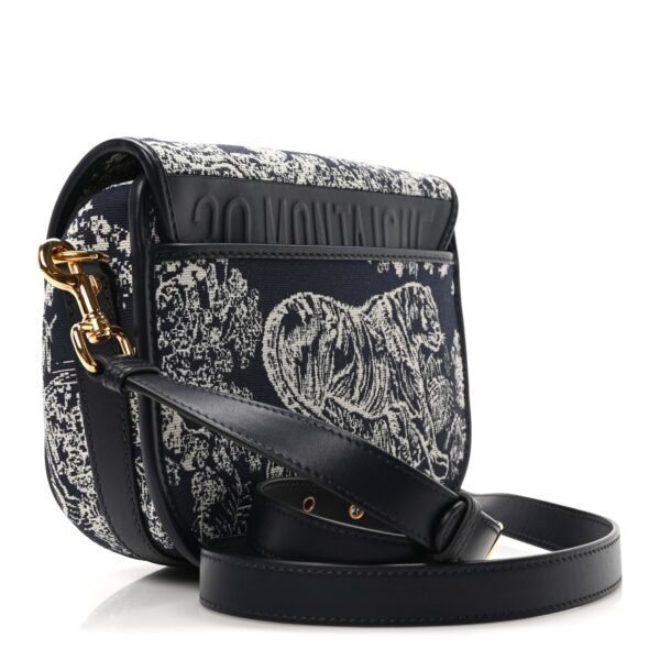 1c0db18b0b53309bb26ca88301a6127f.jpg Canvas Toile de Jouy Reverse Embroidered Medium Bobby Flap Blue