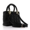 Lambskin Cannage Medium Lady Dior Black