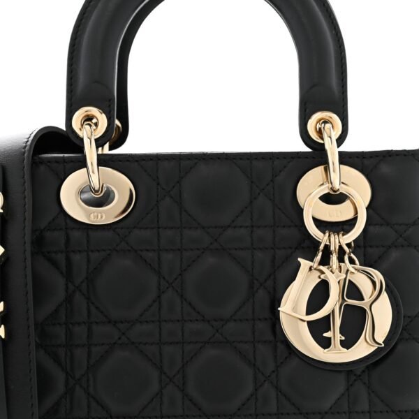 Lambskin Cannage Small My ABCDior Lady Dior Black