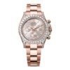 Rolex Cosmograph Daytona 40 mm | 18k Everose gold bracelet | Sundust dial Diamond bezel | Men’s Watch 126595TBR