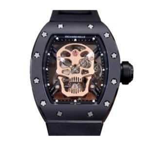 20251114-181022 Richard Mille RM 52-01 Tourbillon “Skull” Rose Gold Luxury Clone Quality