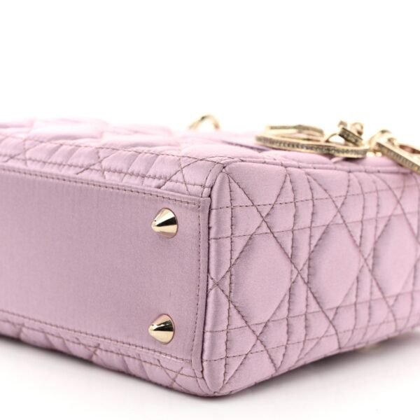 Satin Swarovski Crystal Cannage My ABC Lady Dior Pink