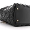 Lambskin Cannage Medium Lady Dior Black