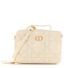 Calfskin Macrocannage Caro Box Bag Latte