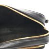 Grained Calfskin Caro Double Pouch Black