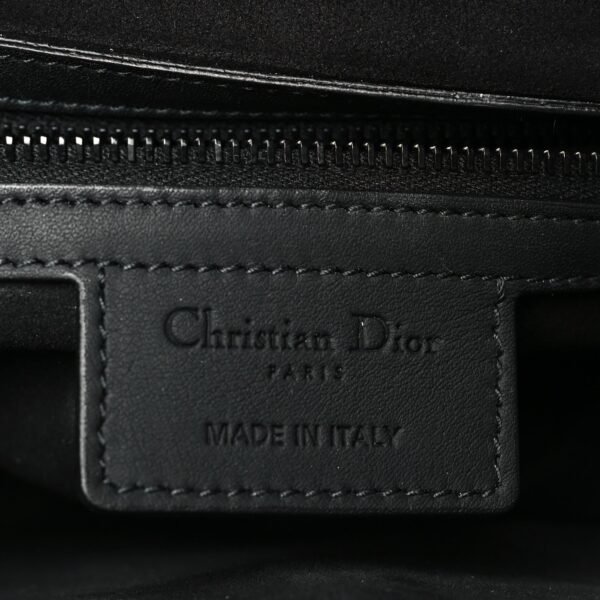 Ultra Matte Calfskin Saddle Bag With Strap Black