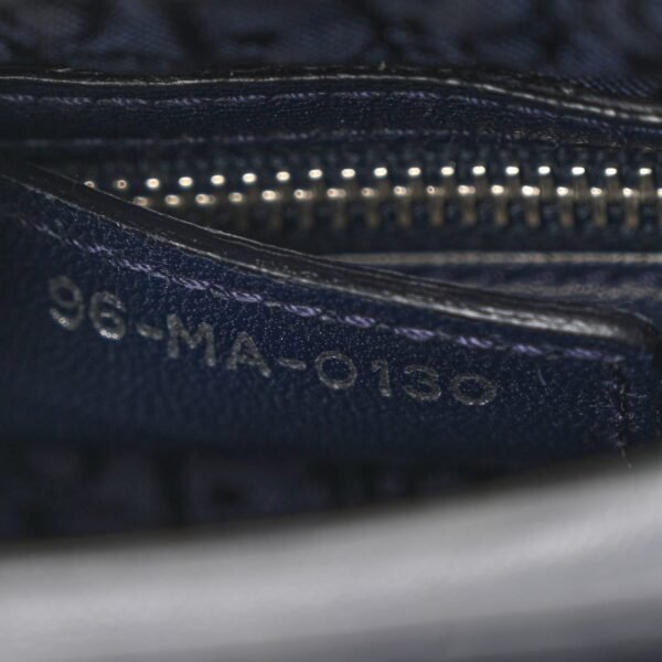 Lambskin Cannage Medium Lady Dior Navy Blue