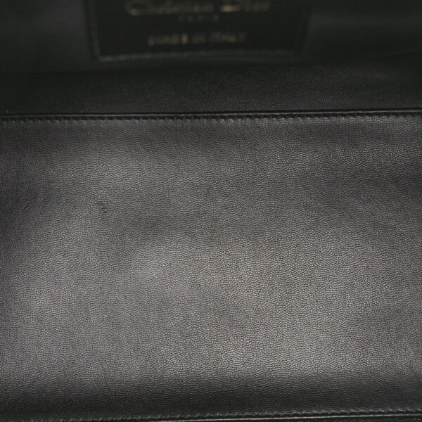 Calfskin Macrocannage Groove 25 Bag Black