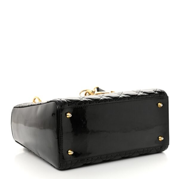 2eb0ce5529b796eed23b47fc5037c6e1-1.jpg Patent Cannage Medium Lady Dior Black