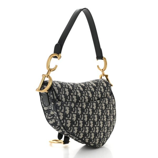 Oblique Saddle Bag Blue