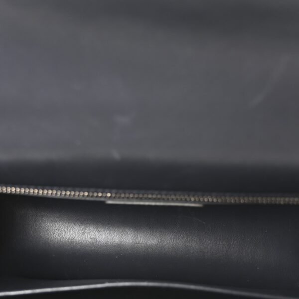 2ff60e6ae826c77a0f2d1a72f15f21fb.jpg Metallic Patent Micro-Cannage 30 Montaigne Flap Bag Silver