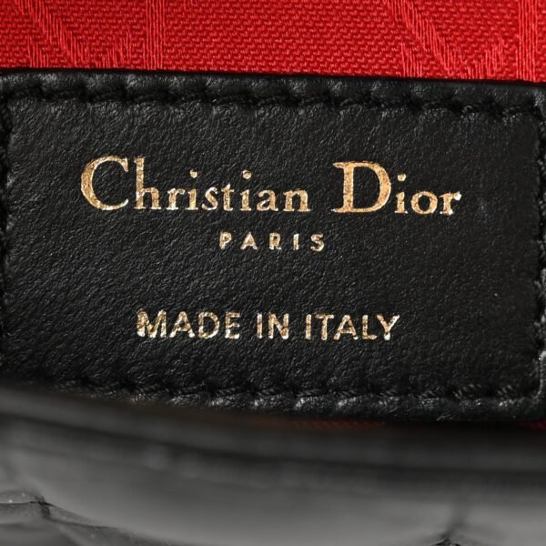 Lambskin Cannage Small My ABCDior Lady Dior Black