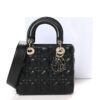 Lambskin Cannage Small My ABCDior Lady Dior Black