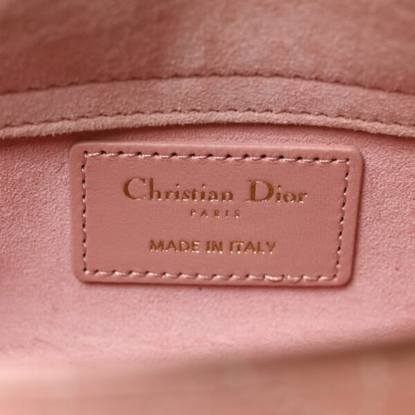 Lambskin Cannage Dioramour Micro Lady D-Joy Melacoton