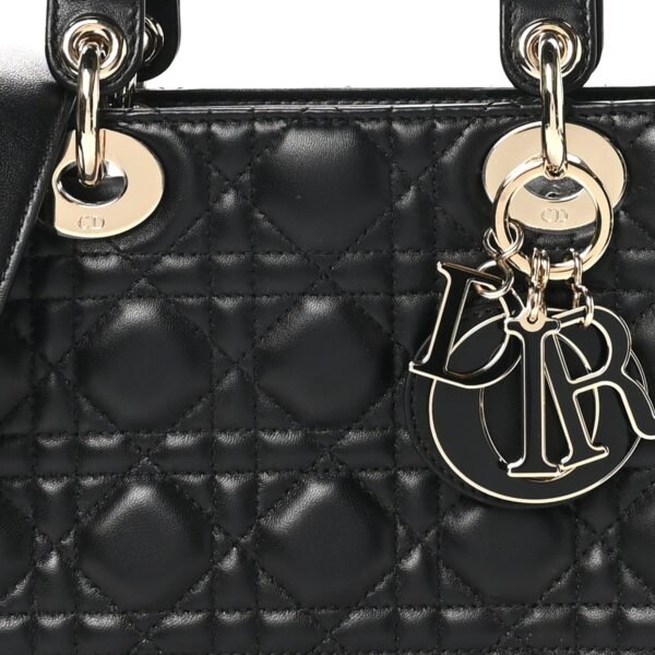 Lambskin Cannage Small My ABCDior Lady Dior Black