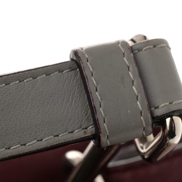 Smooth Calfskin Medium Tri-Color Diorissimo Tote Pink Grey Burgundy