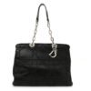 Lambskin Macrocannage Granville Tote Black