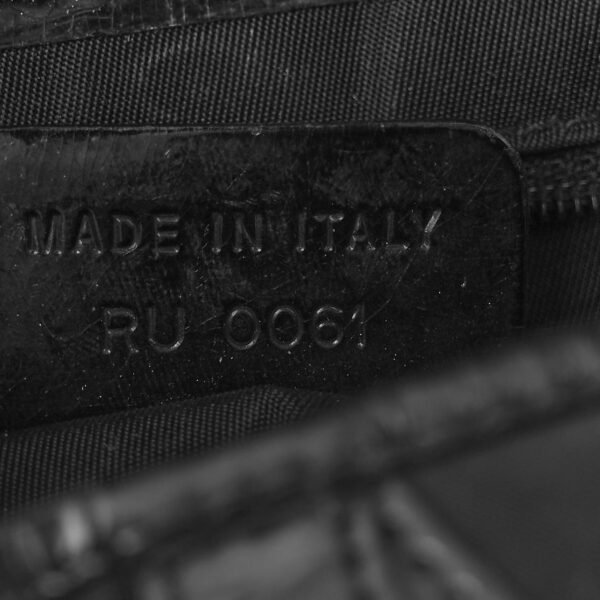 Nylon Saddle Bag Black